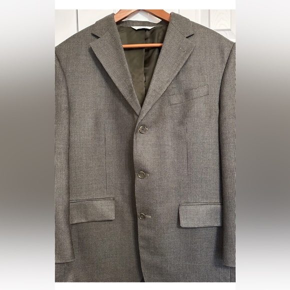 Elegant Charcoal Men's Blazer - Picture 1 of 7